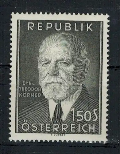 1953 Österreich Minr. 982** Zustand: I-II