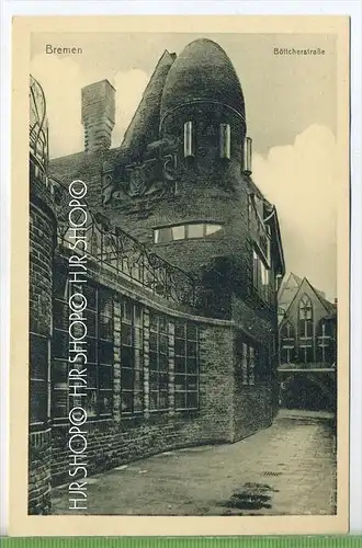Bremen, Böttcherstraße um 1920/1930, Verlag: Paul Andreas, Bremen Nr.73, Postkarte unbenutzte Karte ,  Erhaltung: I-II