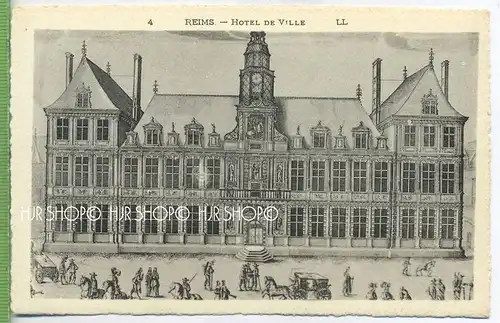 Reims-Hotel de Ville, Verlag:  ---, Postkarte, unbenutzte Karte