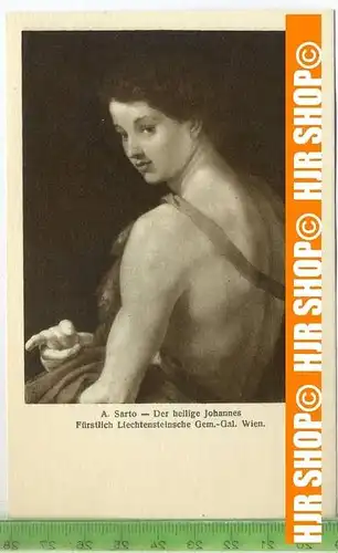 „A. Sorto-Der heilige Johannes“   ungebrauchte Karte