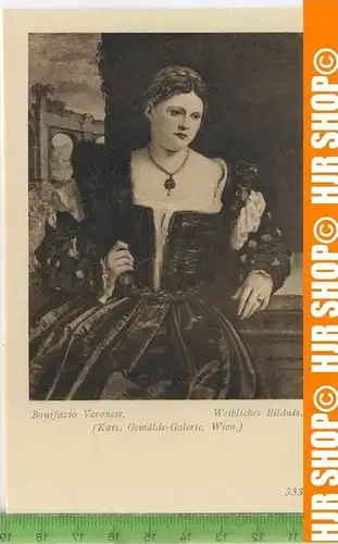 „Veronese, Weibliches Bildnis “   ungebrauchte Karte