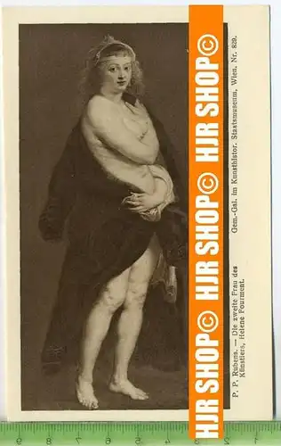 „P.P. Rubens, Die zweite Frau des Künstlers.“   ungebrauchte Karte