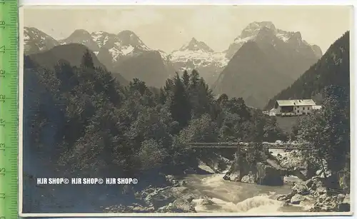 „Teufelssteg gegen die Steinberge“  um 1930/1940  , Ansichtskarte mit Frankatur, mit Stempel,