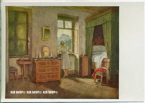 „ Morgenstunde, Moritz von Schwind“   um 1920/1930,  Ansichtskarte, München, Schackgalerie