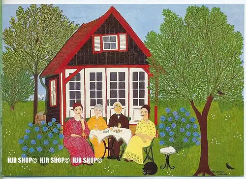 WIECHMANN – BILDKARTEN Edeltraud Lehmann, Teestunde in Wittenbrook, Nr.5194