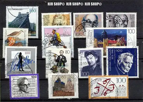 Brd-Marken gest. auf Karte