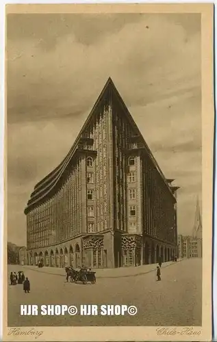 Chile Haus, mit Kutsche“  um 1920/1930, Ansichtskarte,  ungebrauchte Karte