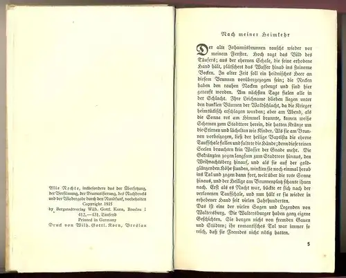 Ferien vom Ich, Roman, Paul Keller, Bergstadtverlag wilh. Gottl. Korn, Breslau