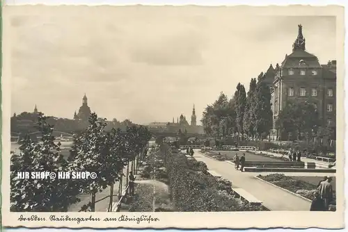 um 1940/1950  Antsichtskarte,  „Staudengarten, “  mit Frankatur, Stempel,