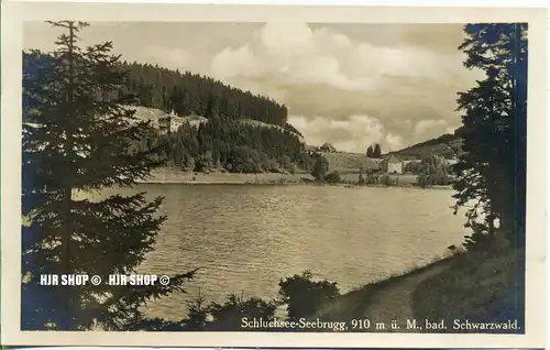 um 1920/1930 Ansichtskarte,  „Schluchsee-Seebrugg“  ungebrauchte Karte