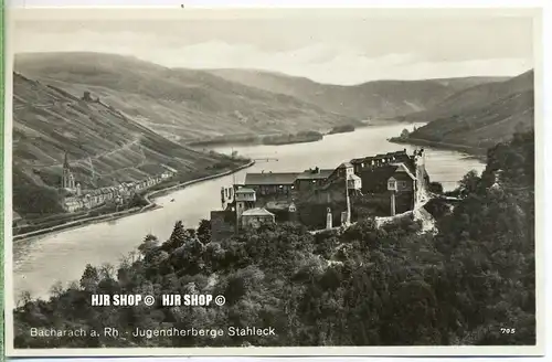 um 1920/1930 Ansichtskarte,  „Bacharach am Rhein“  ungebrauchte Karte