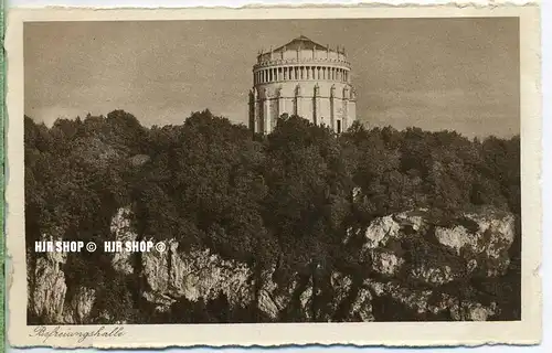 um 1920/1930 Ansichtskarte  „Befreiungshalle“  ungebrauchte Karte