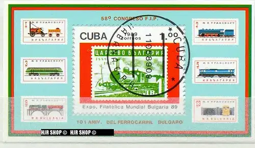 1989, BULGARIA 89, BL. 115 gest.