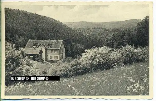 um 1950/1960 Ansichtskarte,  „Hotel Dicke Tannen“ mit Frankatur