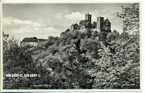 um 1940/1950 Ansichtskarte „ Wartburg“ , ungebrauchte Karte