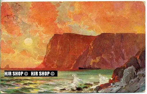 um 1910/1920 Ansichtskarte, FELDPOST  „ Nordkap“ mit Stempel