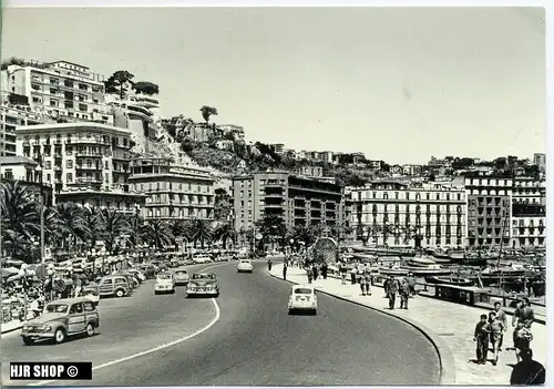 um 1950/1960 Ansichtskarte “Neapel“,  gelaufene Karte mit Frankatur