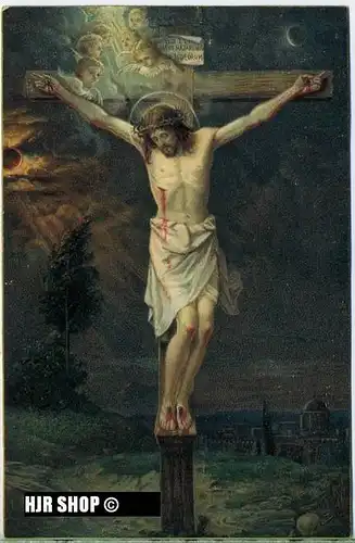 um 1920/1930 Ansichtskarte "Crucifixus", ungebrauchte Karte