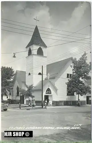 um 1950/1960 Ansichtskarte “St. Johns“,  gelaufene Karte