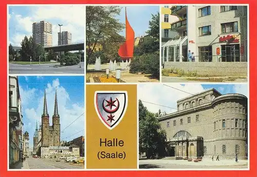 Ansichtskarte,Halle (Saale)