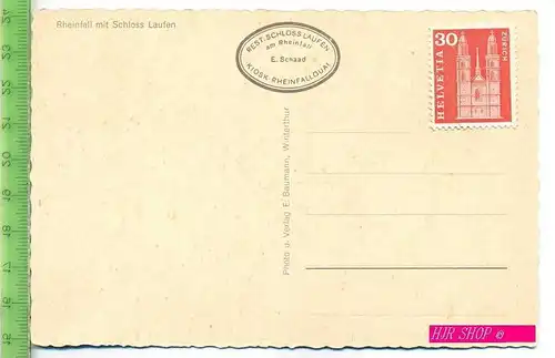 Rheinfall mit Schloss Laufen ungel.