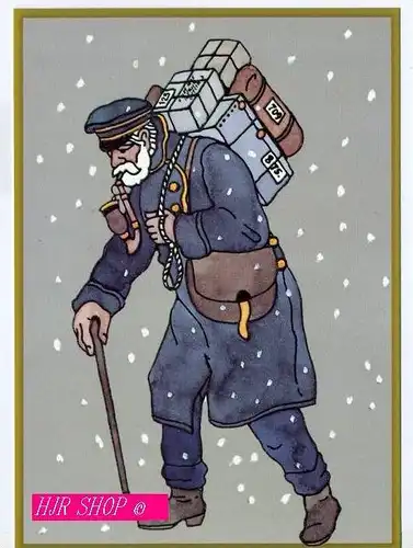 Paketzusteller 1895 ungelaufen, 500 Jahre Post