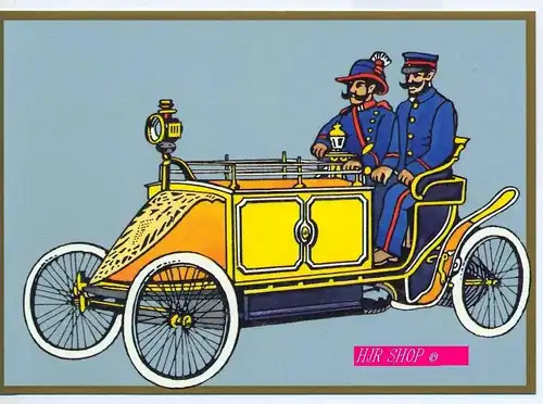 Motorpostwagen Berlin, um 1900 ungelaufen, 500 Jahre Post