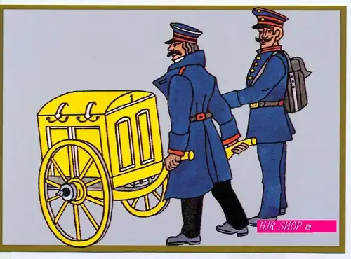 Preußische Postbeamte im 19. Jahrhundert ungelaufen , 500 Jahre Post