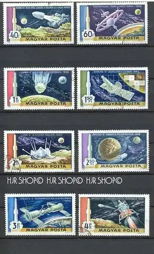 1969,  MiNr. 2547-2554 gest.