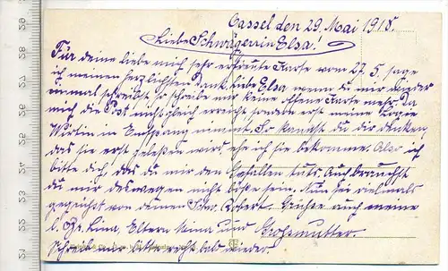 CASSEL, Königsplatz, 1918, Verlag: Tripke & Co., Postkarte beschrieben,  Erhaltung: I –II Karte wird in Klarsichthülle v
