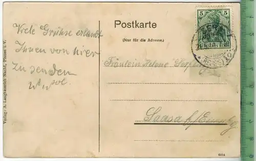 Schloss Burgk a. d. Saale – Der hintere Teil des Schlosses Verlag: A. Langheinrich Nachf. Plauen,  Postkarte