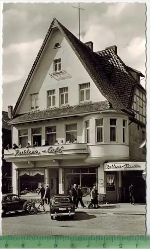 Bückeburg, Residenz-Cafè,  Verlag: Hans Wagner, Vlotho, POSTKARTE,  Erhaltung: I-II, Karte wird in Klarsichthülle