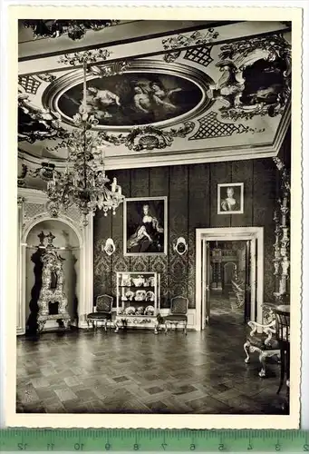 Schloss Detmold, Roter-Saal,  Verlag: Ludwig Müller, Detmold, POSTKARTE,  Erhaltung: I-II,
