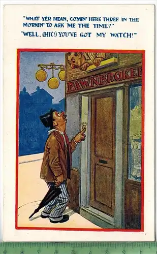 COMIC Nr.2740,  Verlag: H.B.LTD., London,  POSTKARTE, Erhaltung: I-II,  Karte wird in Klarsichthülle verschickt.