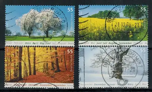 2006 , MiNr. 2574-2577 o, Satz 4 W,   Zustand: I-II