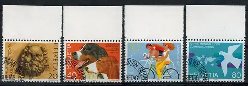 1983, MiNr. 1256-1259 o, Satz 4 W,  mit Randstr. Zustand: I-II