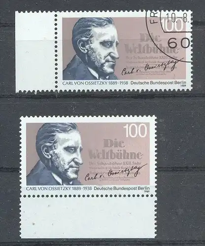 1989, 851** + 851 Gest.  Zustand: sehr gut