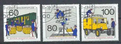 1990, 876-878 Gest, Satz 3 W, MiK. 12,00 €,  Zustand: sehr gut