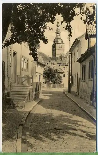 Bad Frankenhausen, Oberkirchgasse 1960/1970, Verlag: VEB Bild und Heimat , POSTKARTE mit Frankatur, mit Stempel,