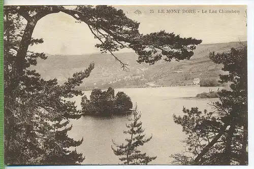 Le Mont Dore-Le Lac Chambon,1920/1930 Verlag:  , POSTKARTE Erhaltung: I-II Karte wird in Klarsichthülle verschickt. (H)