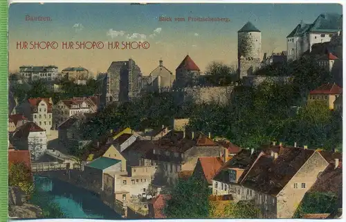 BAUTZEN, Blick vom Proitzschenberg um 1910/1920 Verlag: Brück & Sohn, Meissen Nr. 19164  Postkarte,  unbenutzte Karte ,