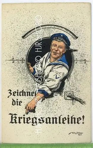 Zeichnet die Kriegsanleihe um 1910/1920  Verlag: Heymann & Schmidt AG Berlin, POSTKARTE, unbenutzte Karte