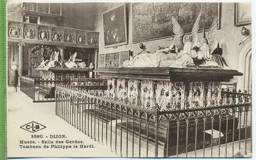 Musee de Dijon – Salle des Gardes, um 1920/1930 Verlag:---  , Postkarte, unbenutzte Karte