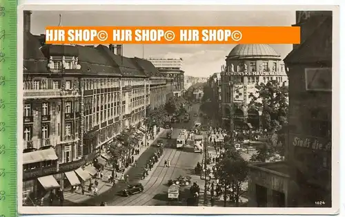 „Berlin, Saarlandstrasse mit Haus Vaterland“  um 1940/1950    Ansichtskarte  ohne Frankatur, mit Stempel,