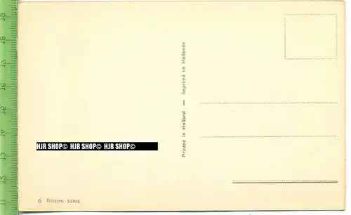 „Hartelük Gefeliciteerd, 6 Rosimi-Serie“ um 1950/1960 ungebrauchte Karte