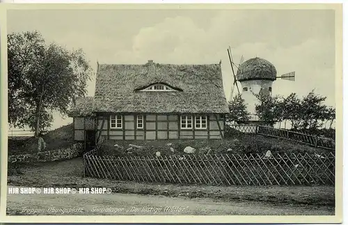 „ Truppenübungsplatz Sennelager, Der lustige Müller“   um 1920/1930,  Ansichtskarte, ungebrauchte Karte