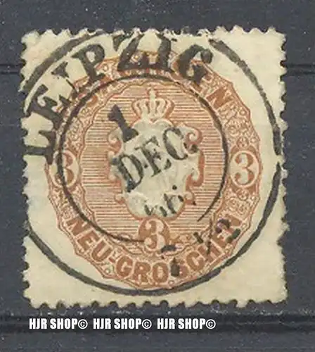 1863, Staatswappen, MiNr.18 gest.