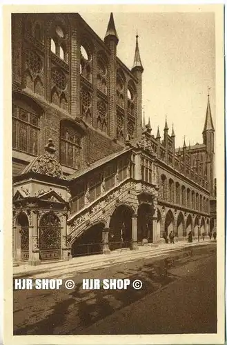 um 1920/1930 Ansichtskarte  „Rathaus-Treppe,“  ungebrauchte Karte