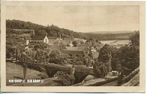 um 1920/1930 Ansichtskarte  „Bronnbach v. Nordwesten“ , ungebrauchte Karte