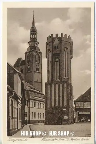 um 1920/1930 Ansichtskarte  „ Hünerdorfer Tor“ , ungebrauchte Karte
